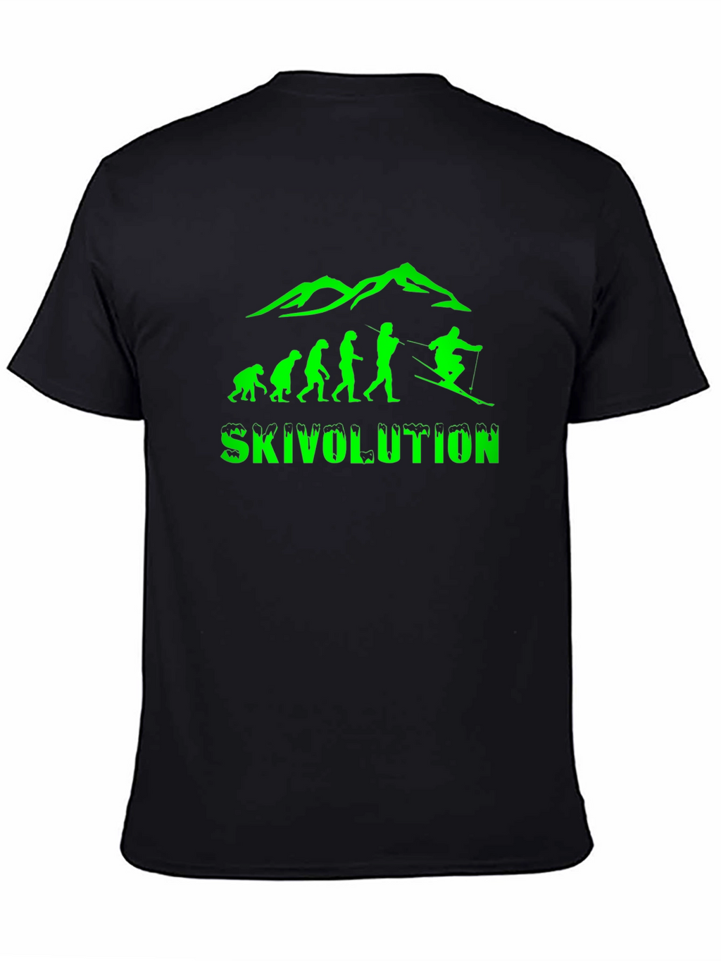 Skivolution Mens Black Graphic Tee - Ski Evolution