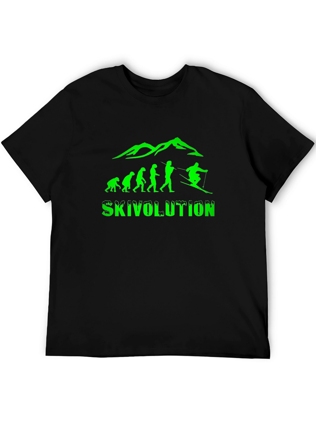 Skivolution Mens Black Graphic Tee - Ski Evolution