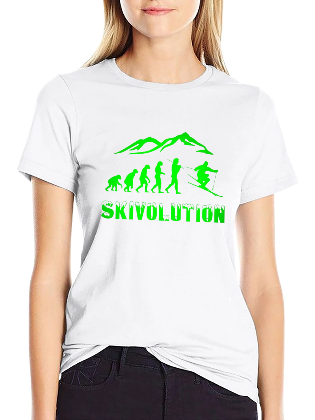 Skivolution Mens Black Graphic Tee - Ski Evolution