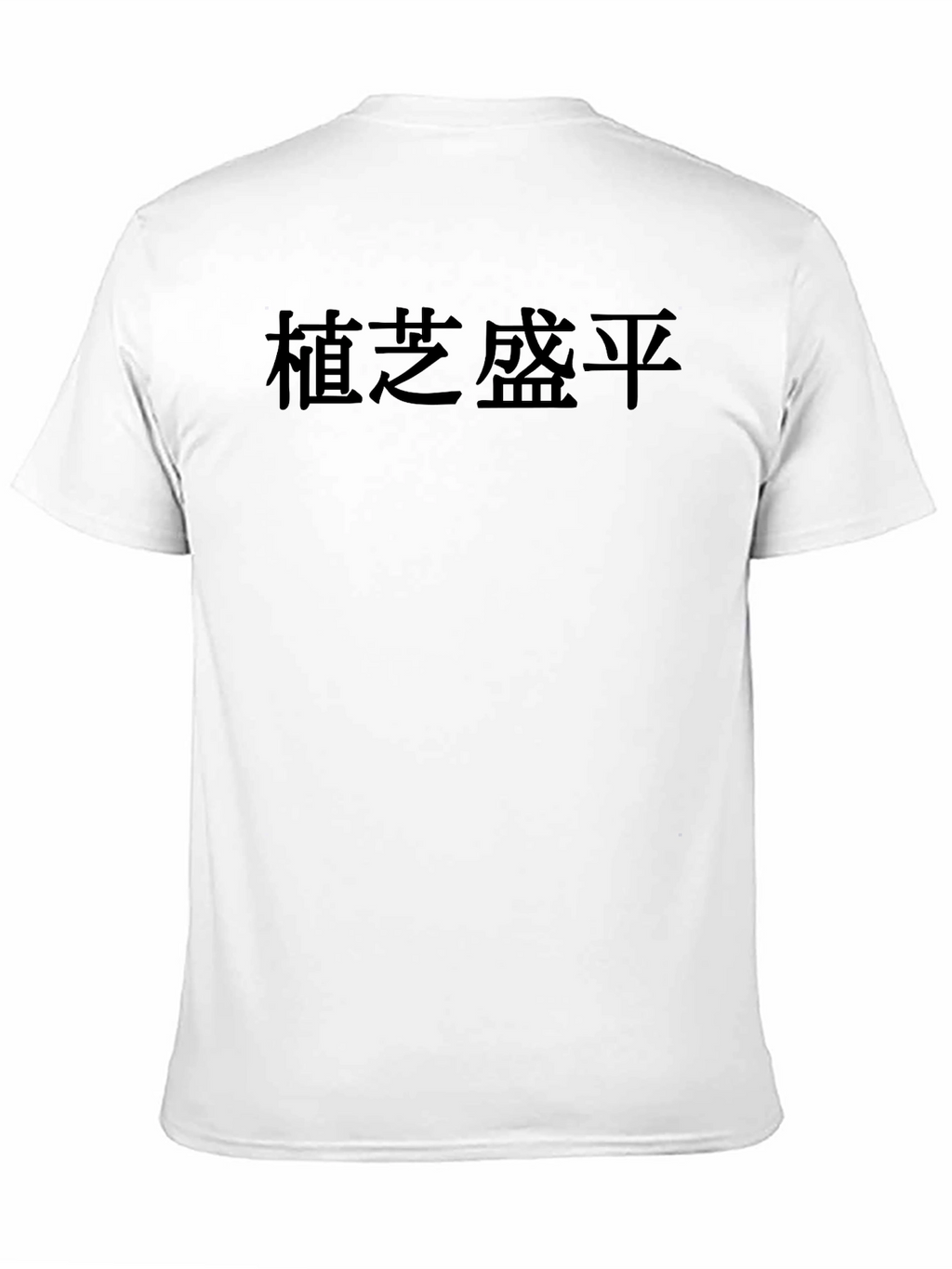 Minimalist Black T-Shirt with Asian Text