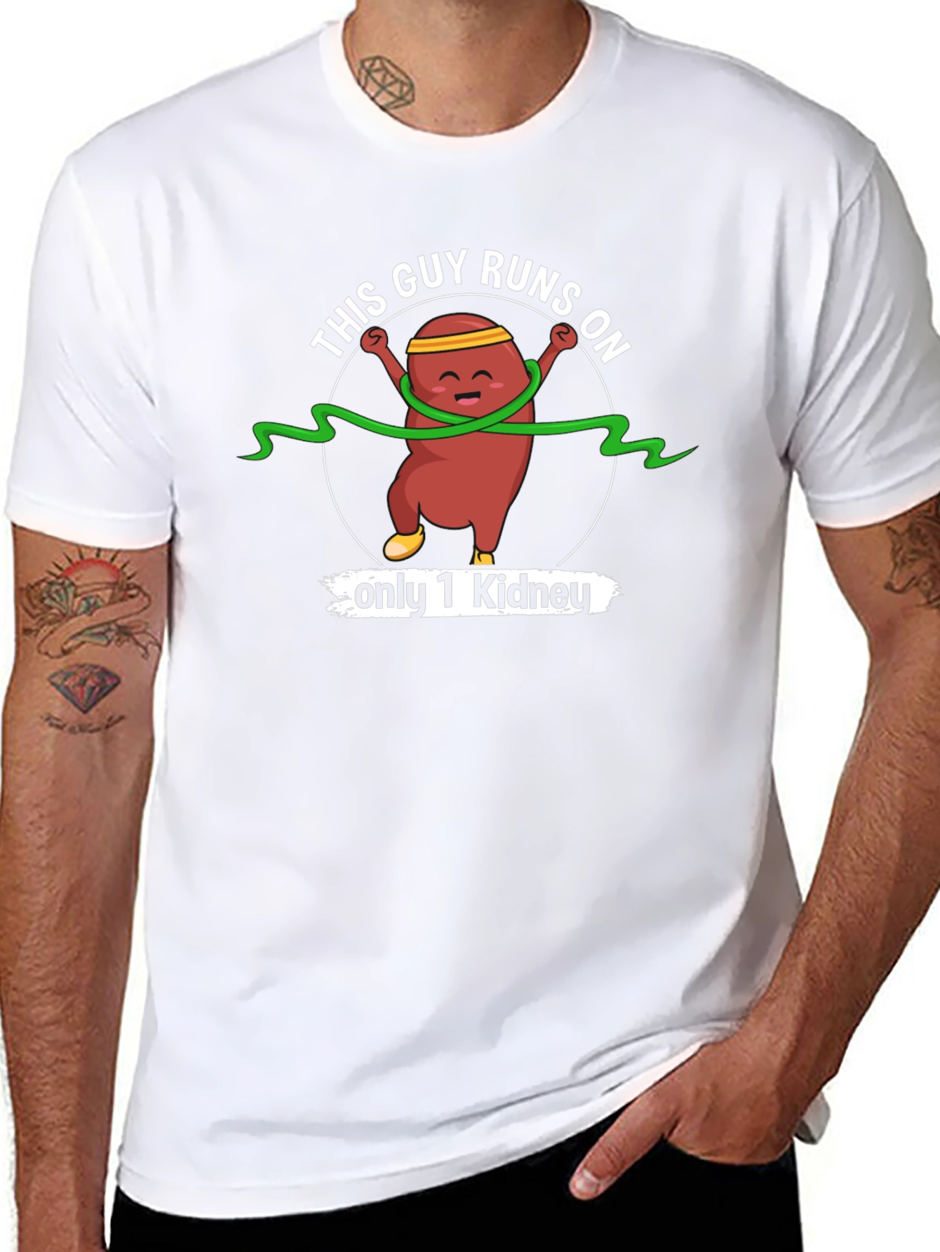 One Kidney Runs On T-Shirt