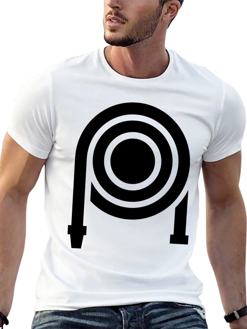 Abstract Graphic Tee - Minimalist Design