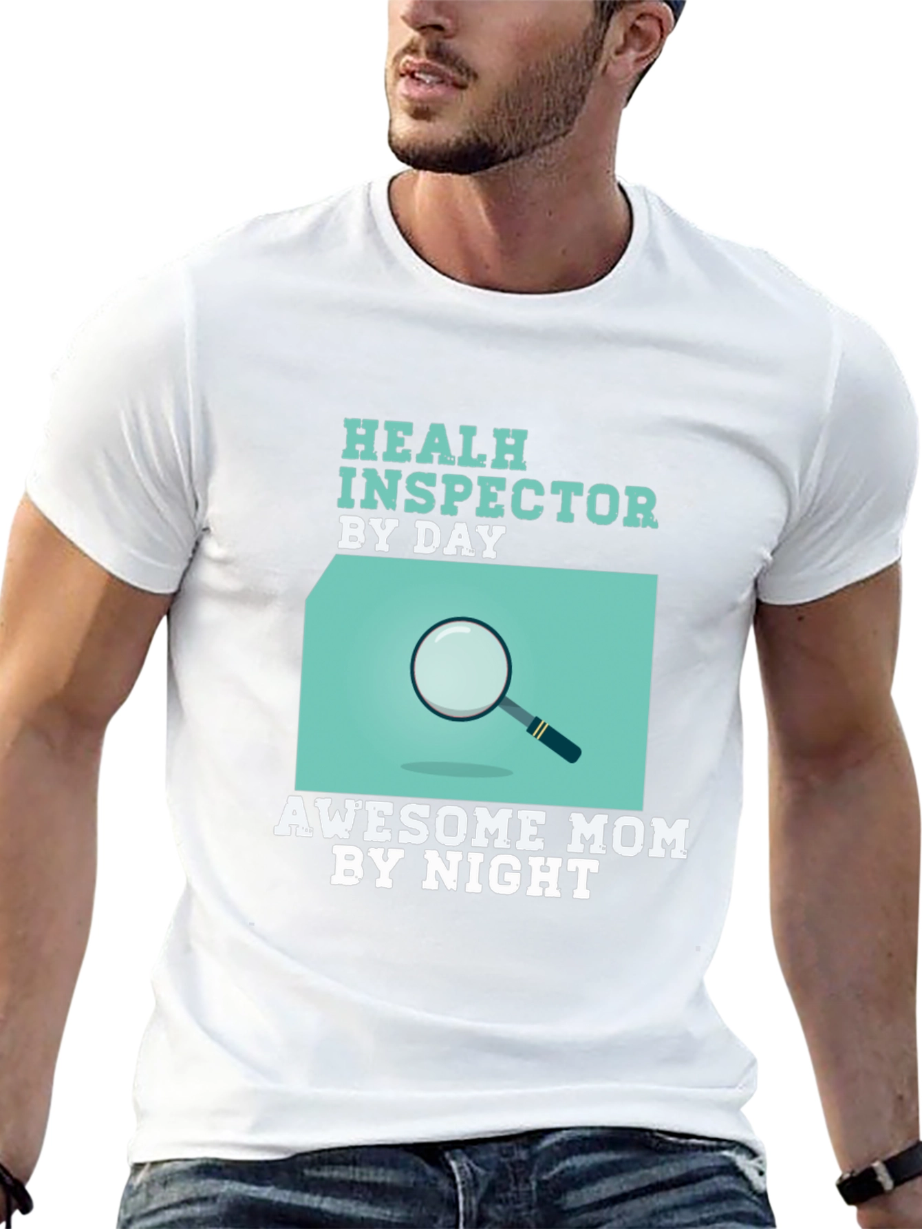 Health Inspector Mom T-Shirt - Black