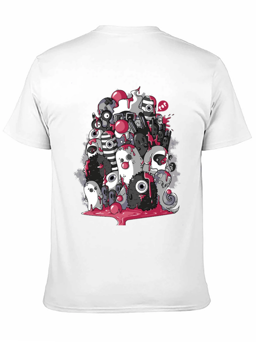 Monster Doodle Graphic T-Shirt