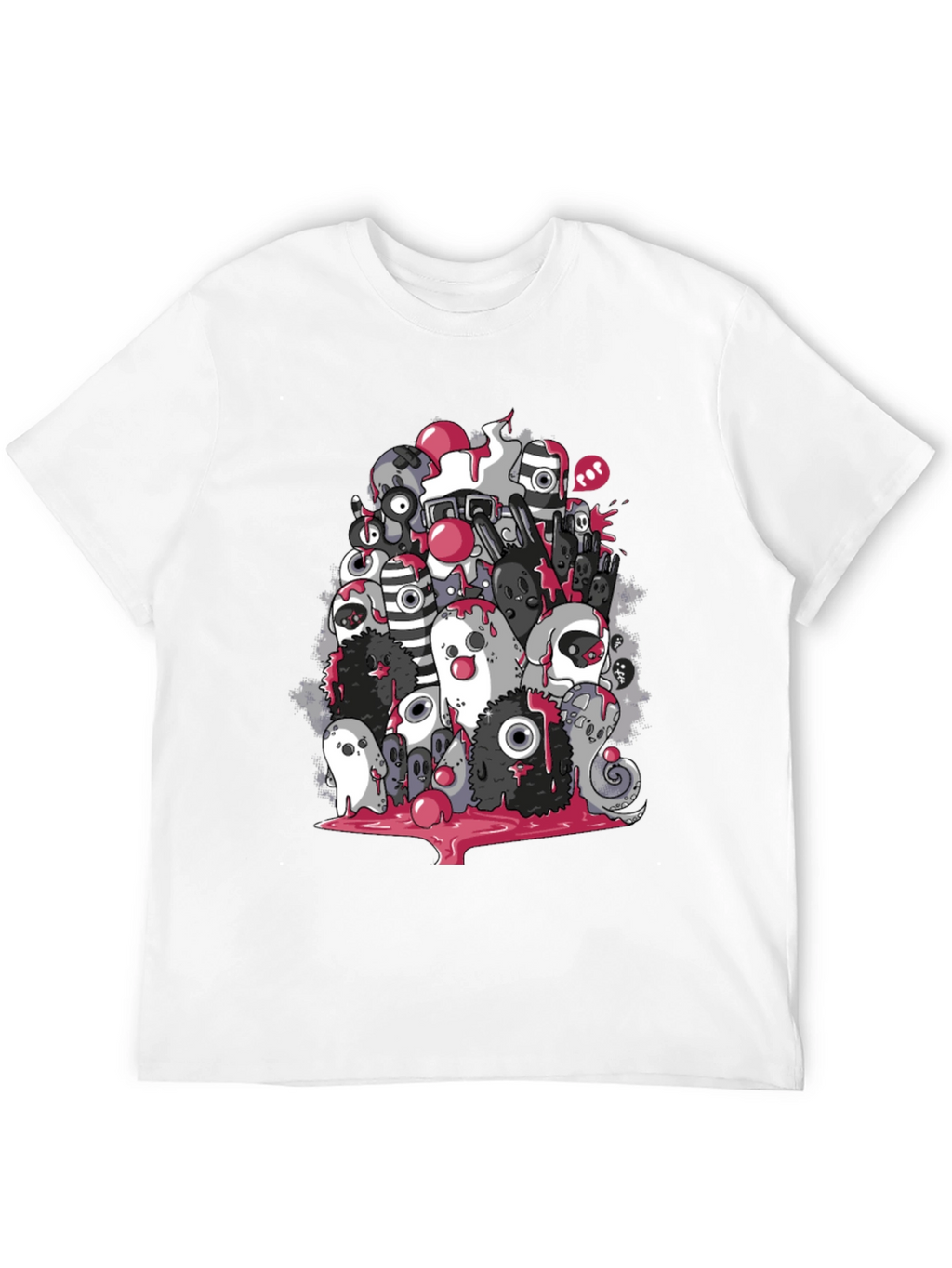 Monster Doodle Graphic T-Shirt