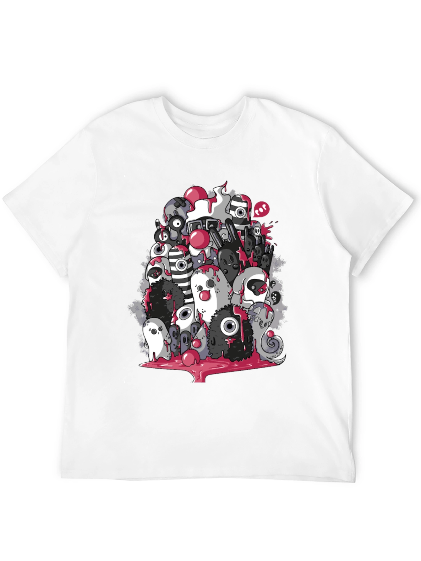 Monster Doodle Graphic T-Shirt