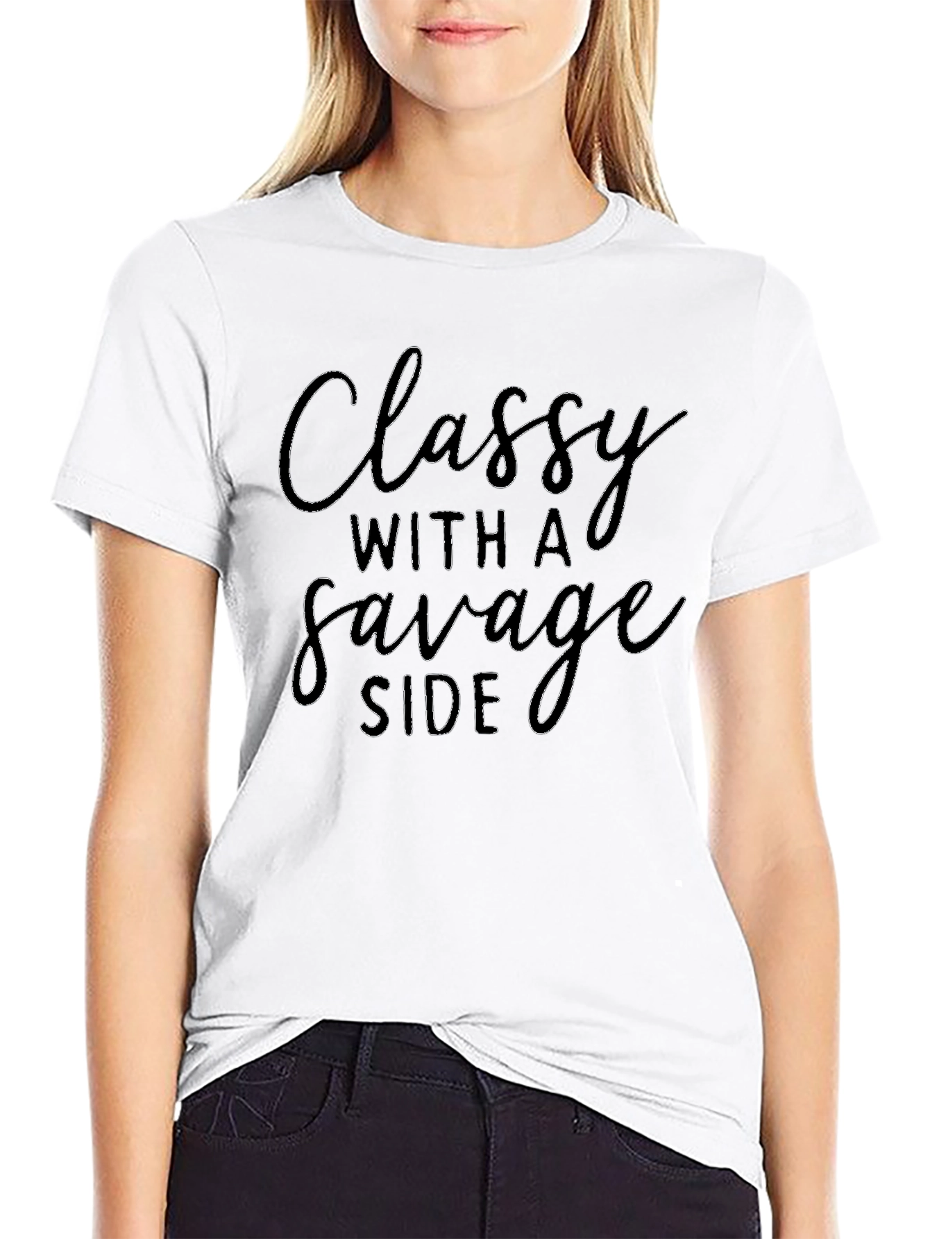 Classy With a Savage Side Graphic Tee