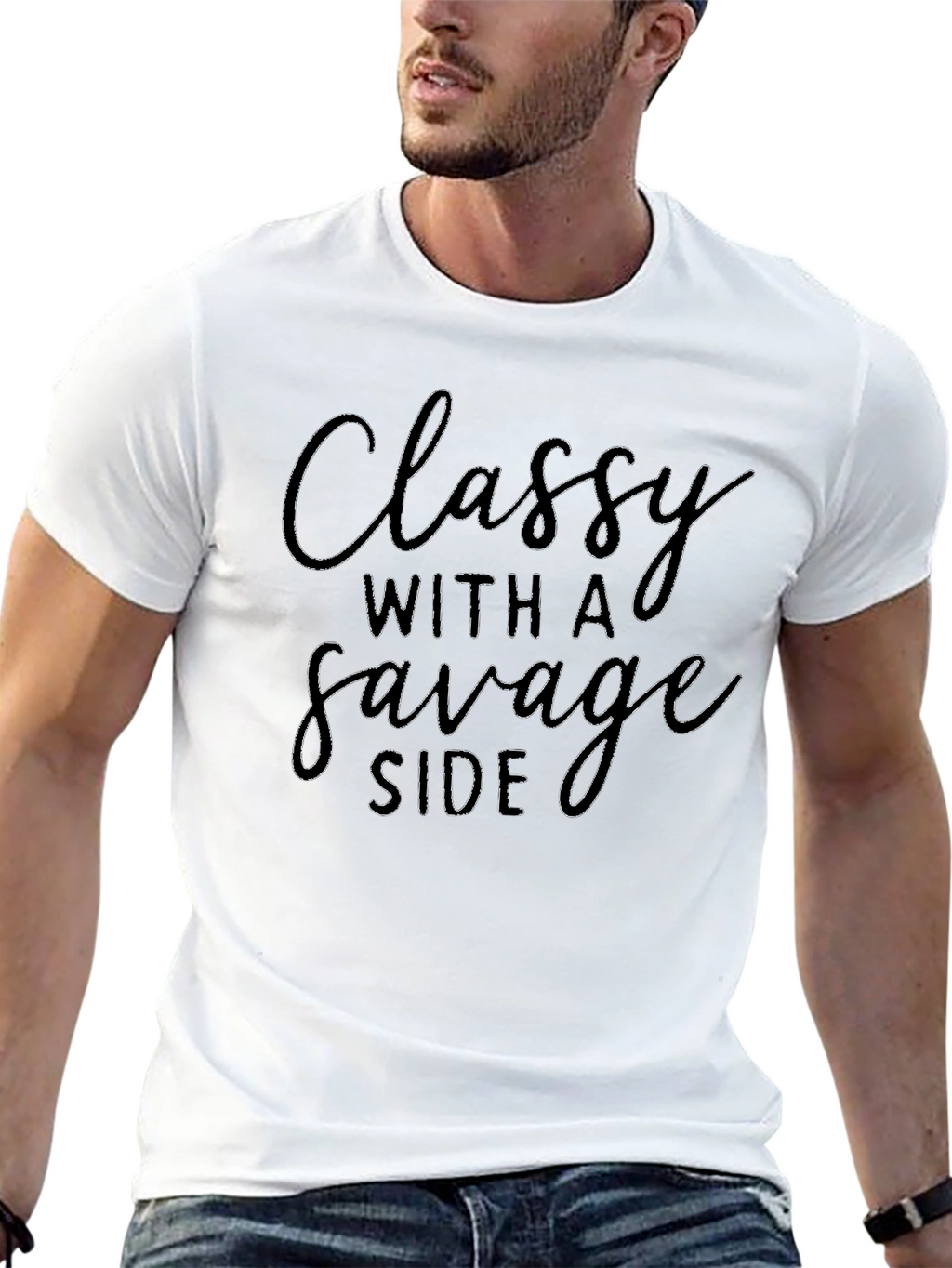 Classy With a Savage Side Graphic Tee