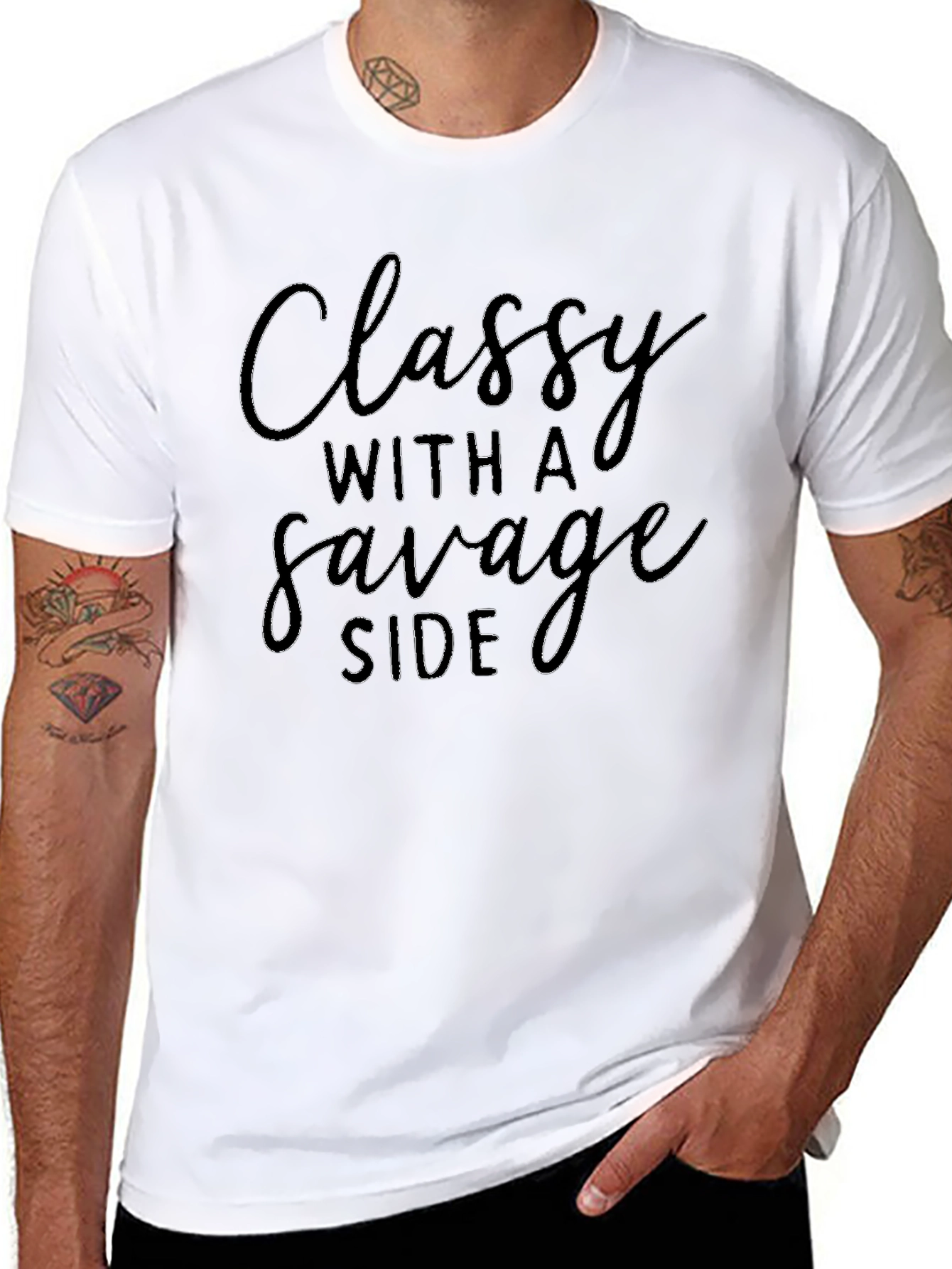 Classy With a Savage Side Graphic Tee