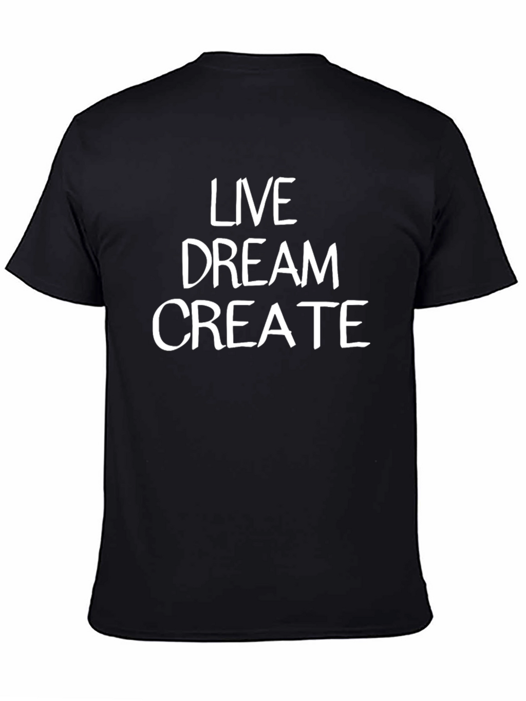 Live Dream Create Graphic Tee - Black