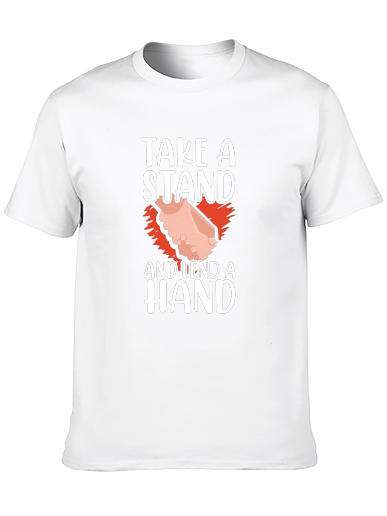 Take A Stand and Lend A Hand Graphic T-Shirt