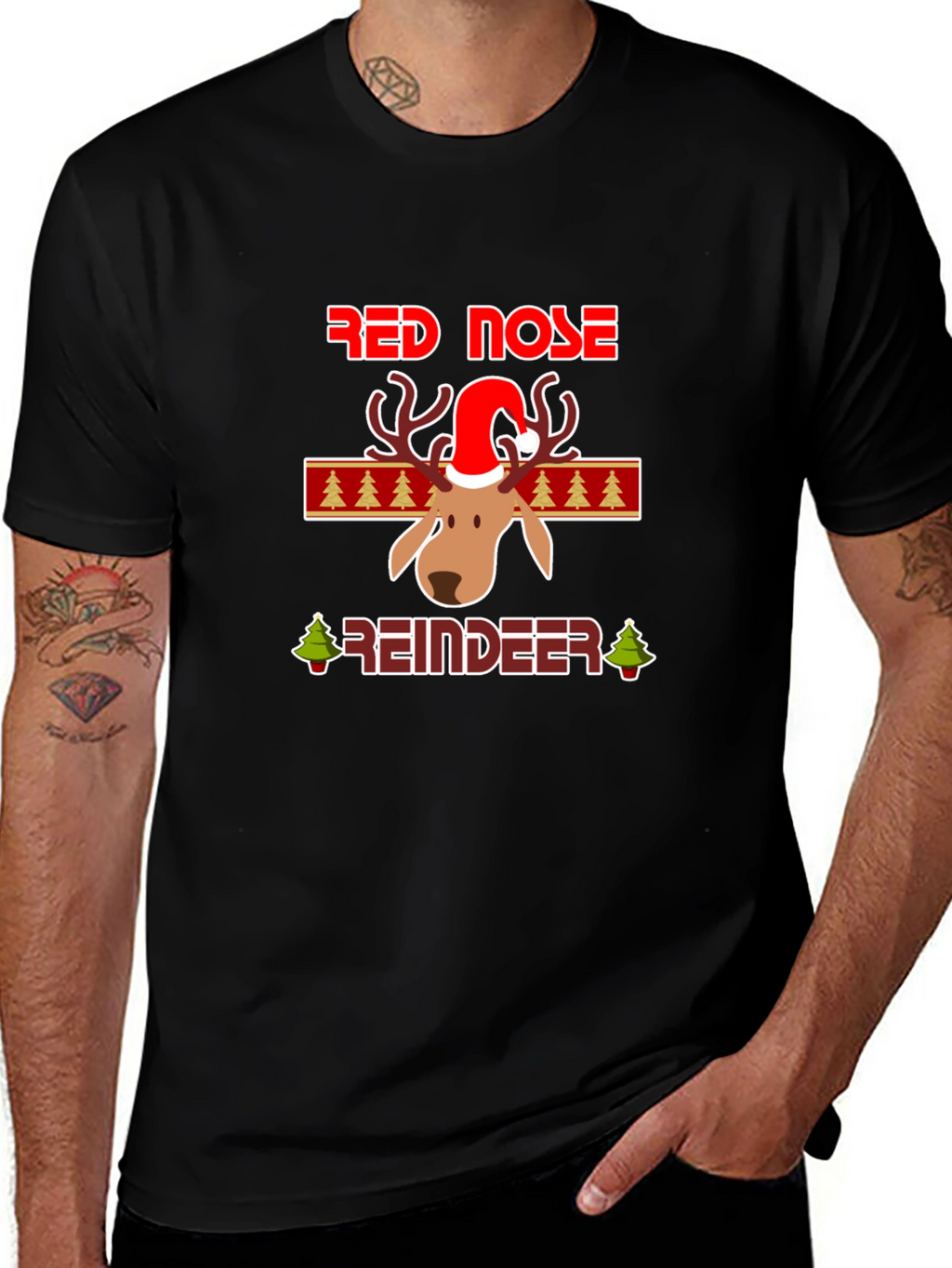 Red Nose Reindeer Holiday T-Shirt