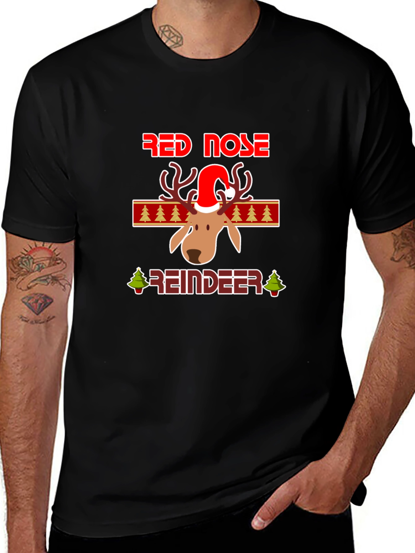 Red Nose Reindeer Holiday T-Shirt