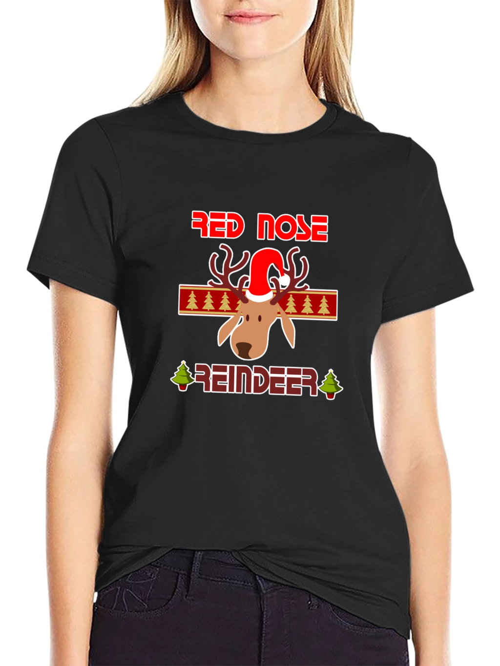 Red Nose Reindeer Holiday T-Shirt