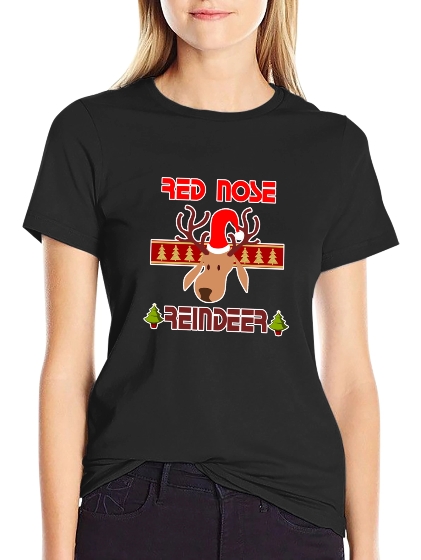 Red Nose Reindeer Holiday T-Shirt