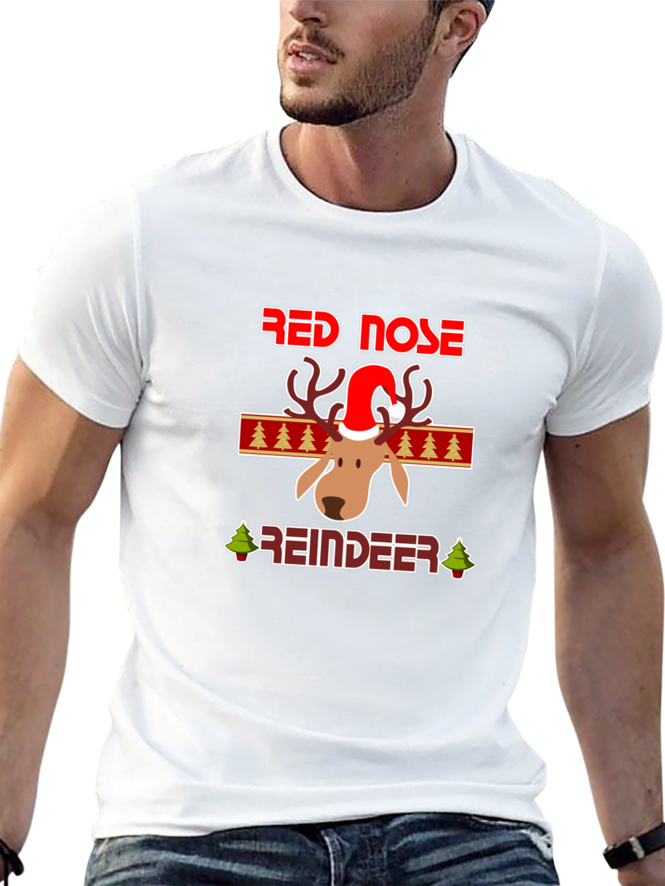 Red Nose Reindeer Holiday T-Shirt