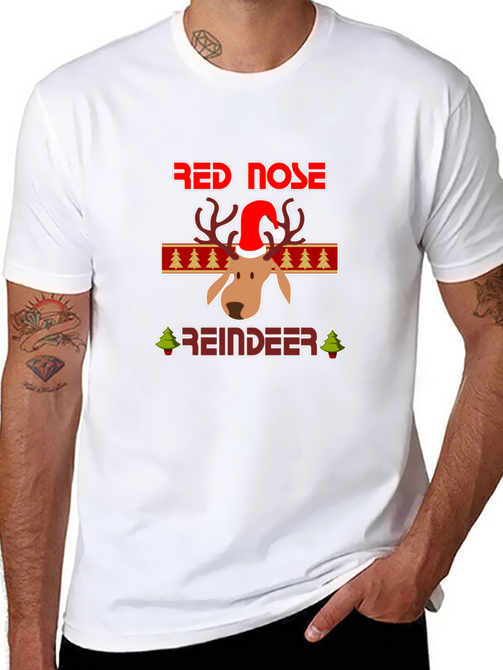 Red Nose Reindeer Holiday T-Shirt