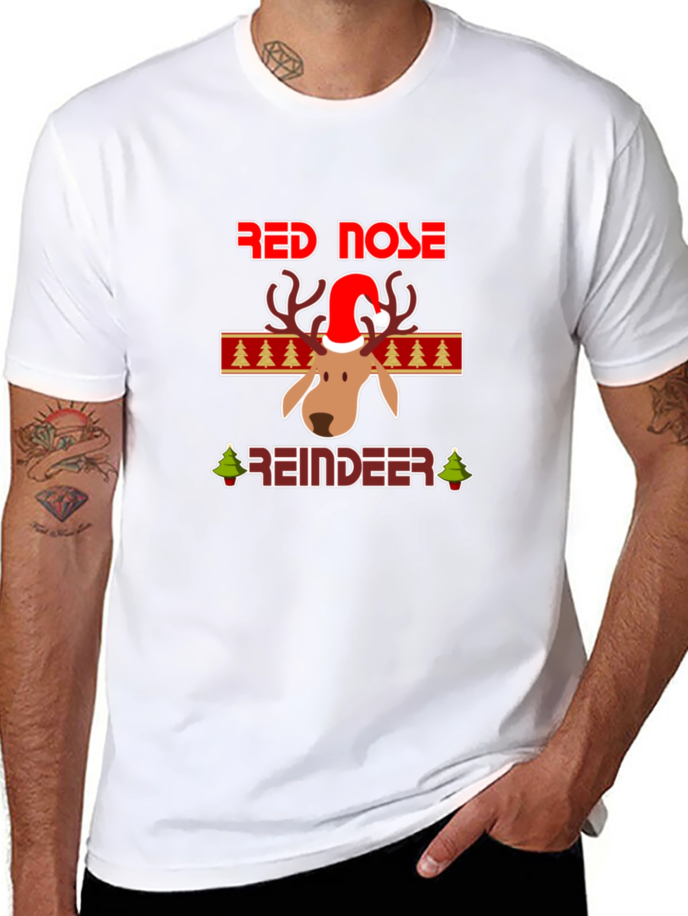 Red Nose Reindeer Holiday T-Shirt