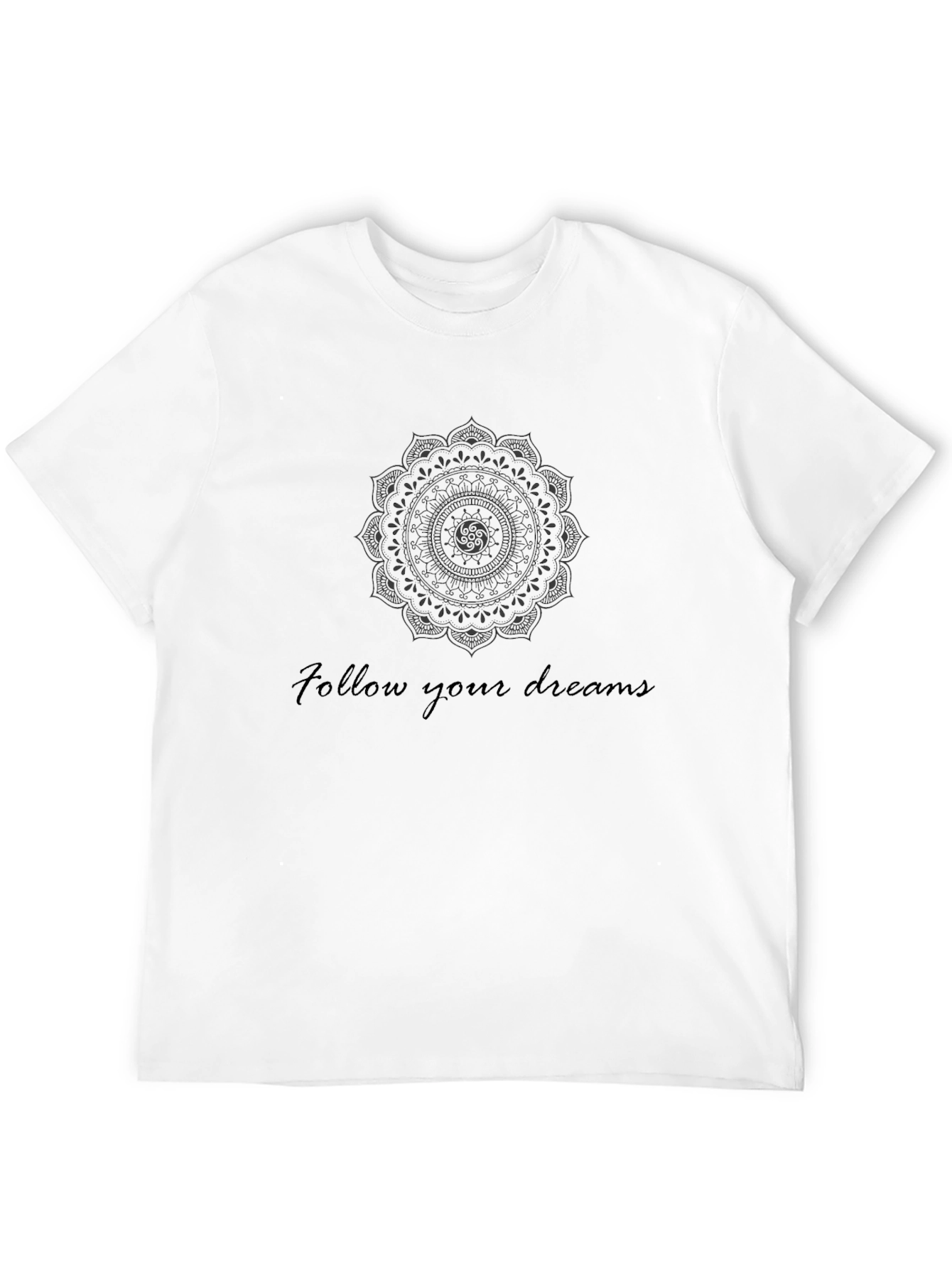 Mandala Dreamer Tee - Follow Your Dreams T-Shirt