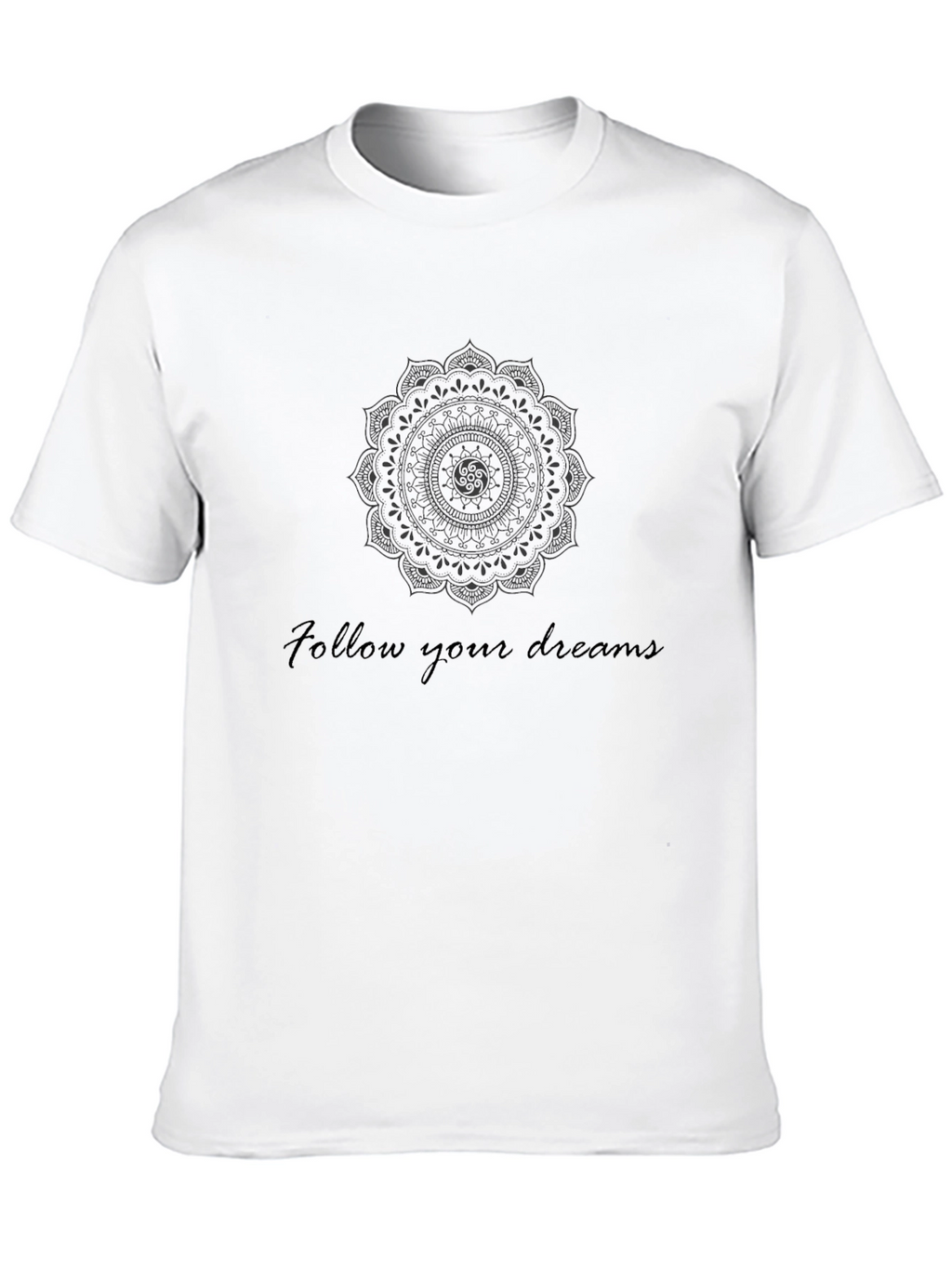 Mandala Dreamer Tee - Follow Your Dreams T-Shirt