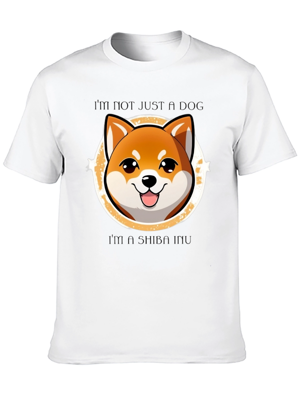 Shiba Inu Dog T-Shirt - Cute Cartoon Graphic Tee