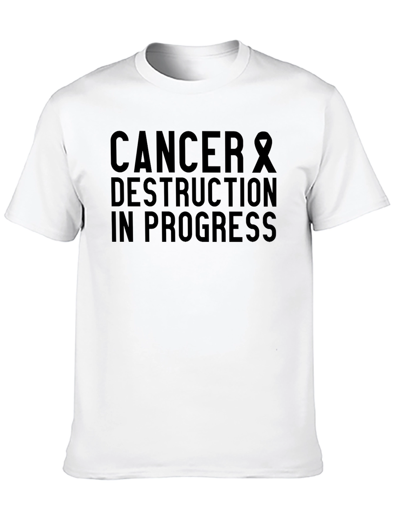 Cancer Destruction In Progress Graphic T-Shirt