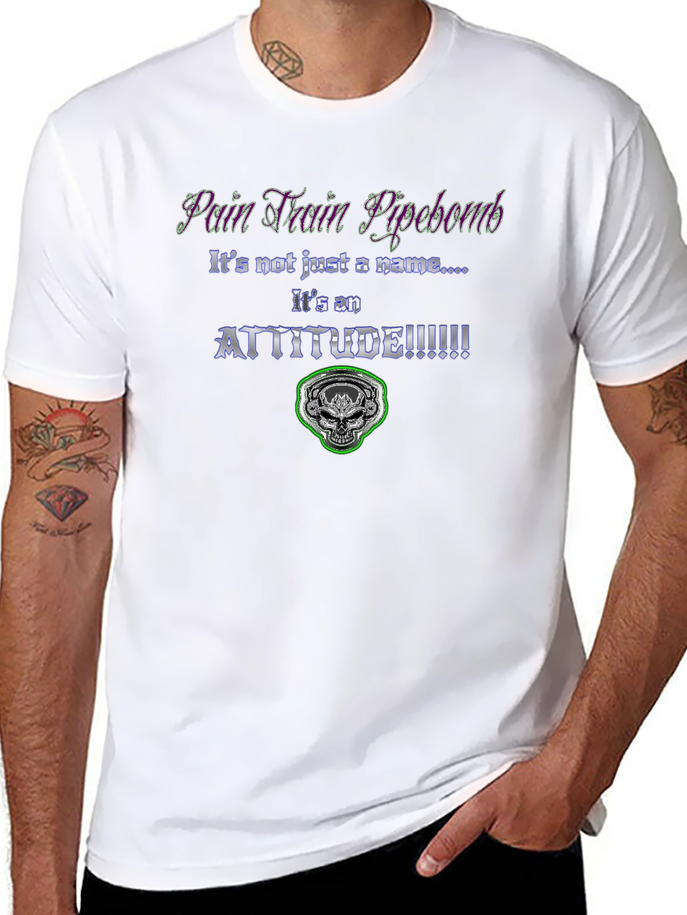 Pain Train Pipebomb Attitude Graphic Tee