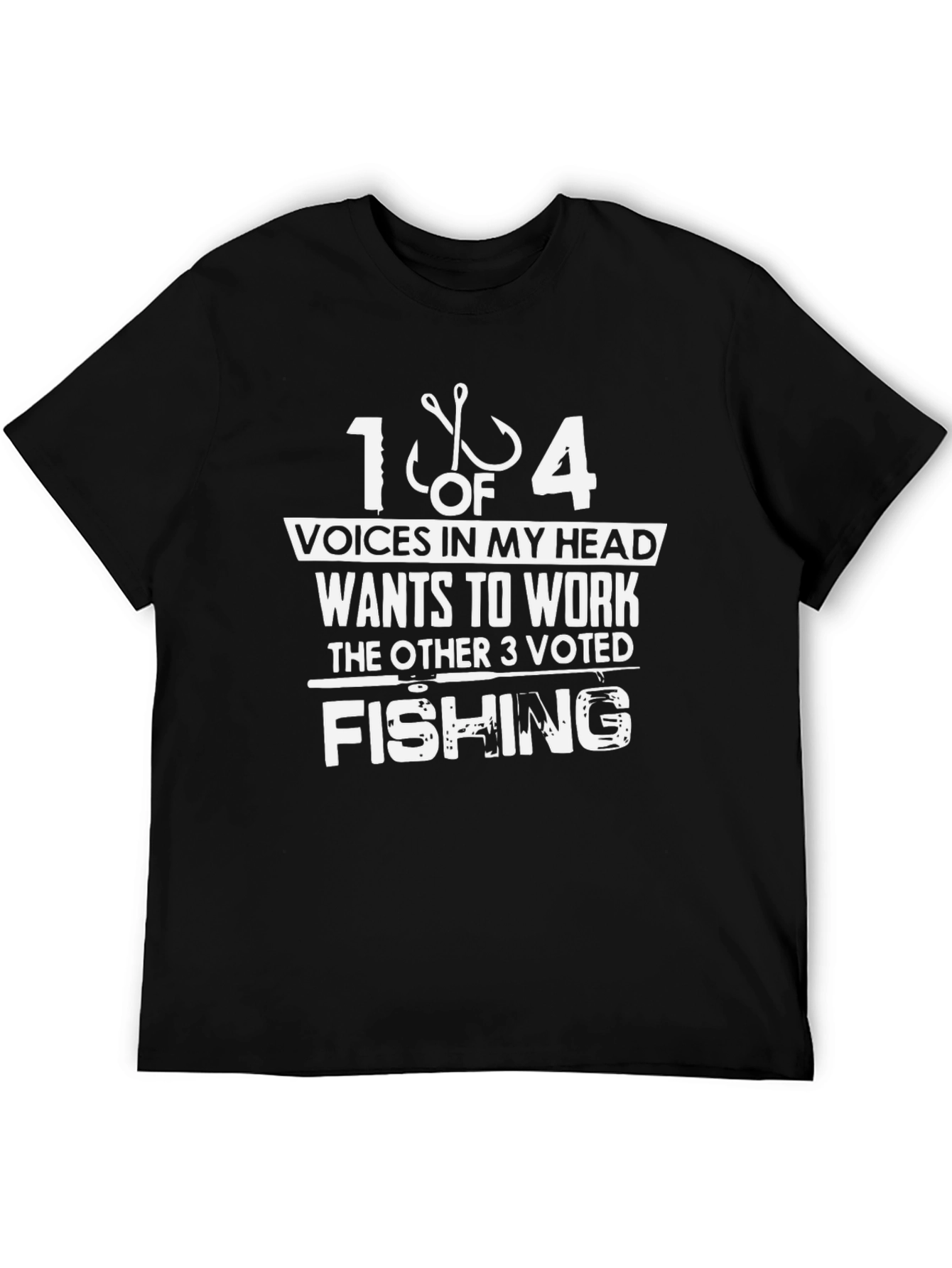 Funny Fishing T-Shirt - 1 of 4 Voices