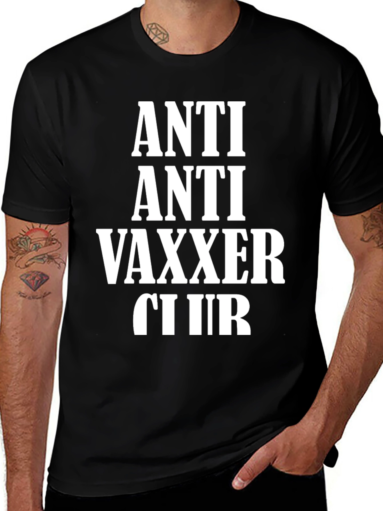 Anti Anti Vaxxer Club Graphic Tee