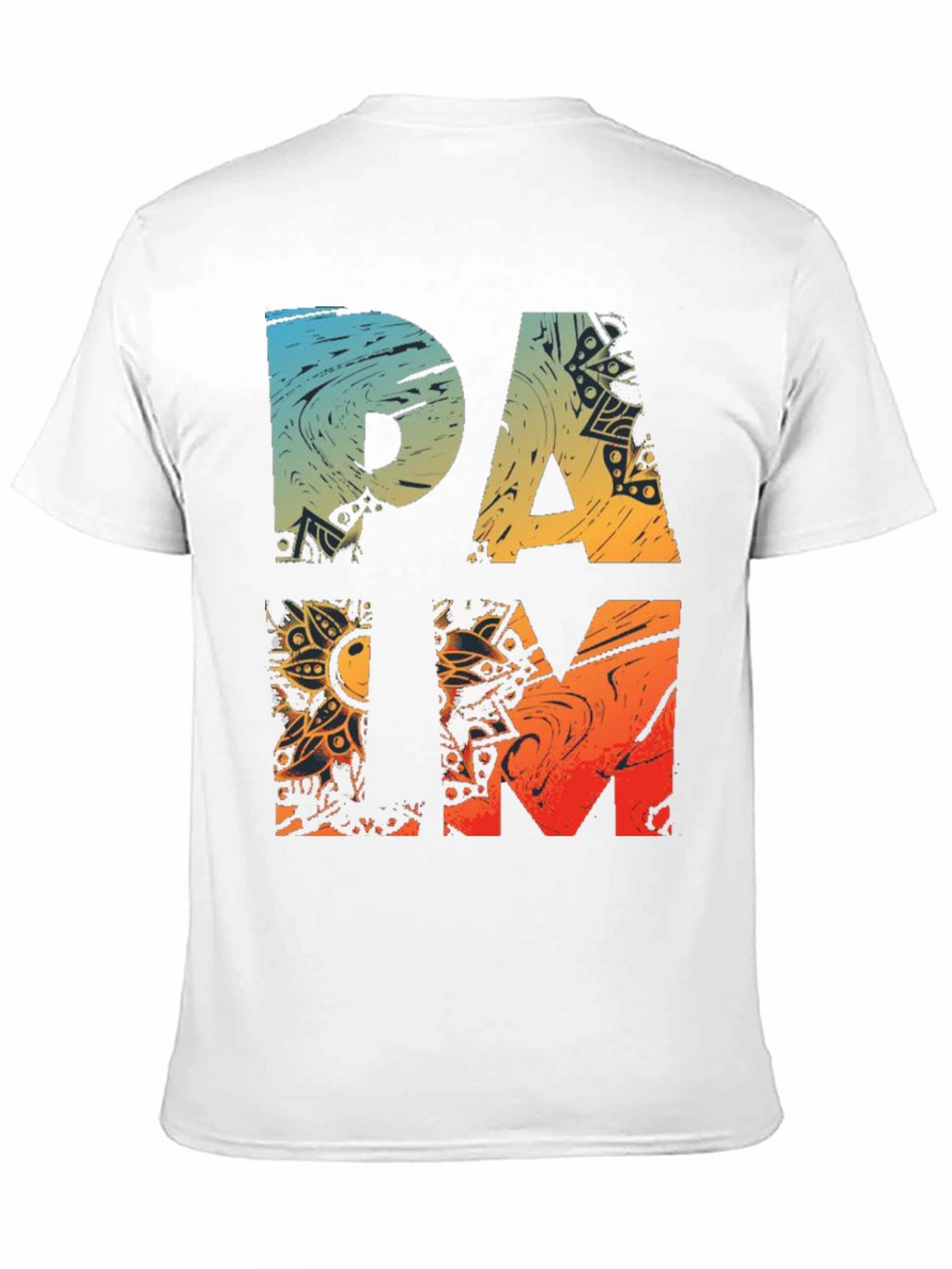 Palm Graphic Tee - Cool Mens Black T-Shirt