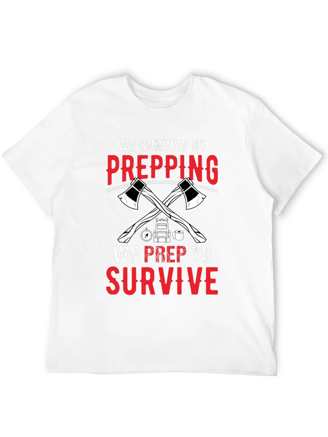 Prepping Survival Graphic T-Shirt