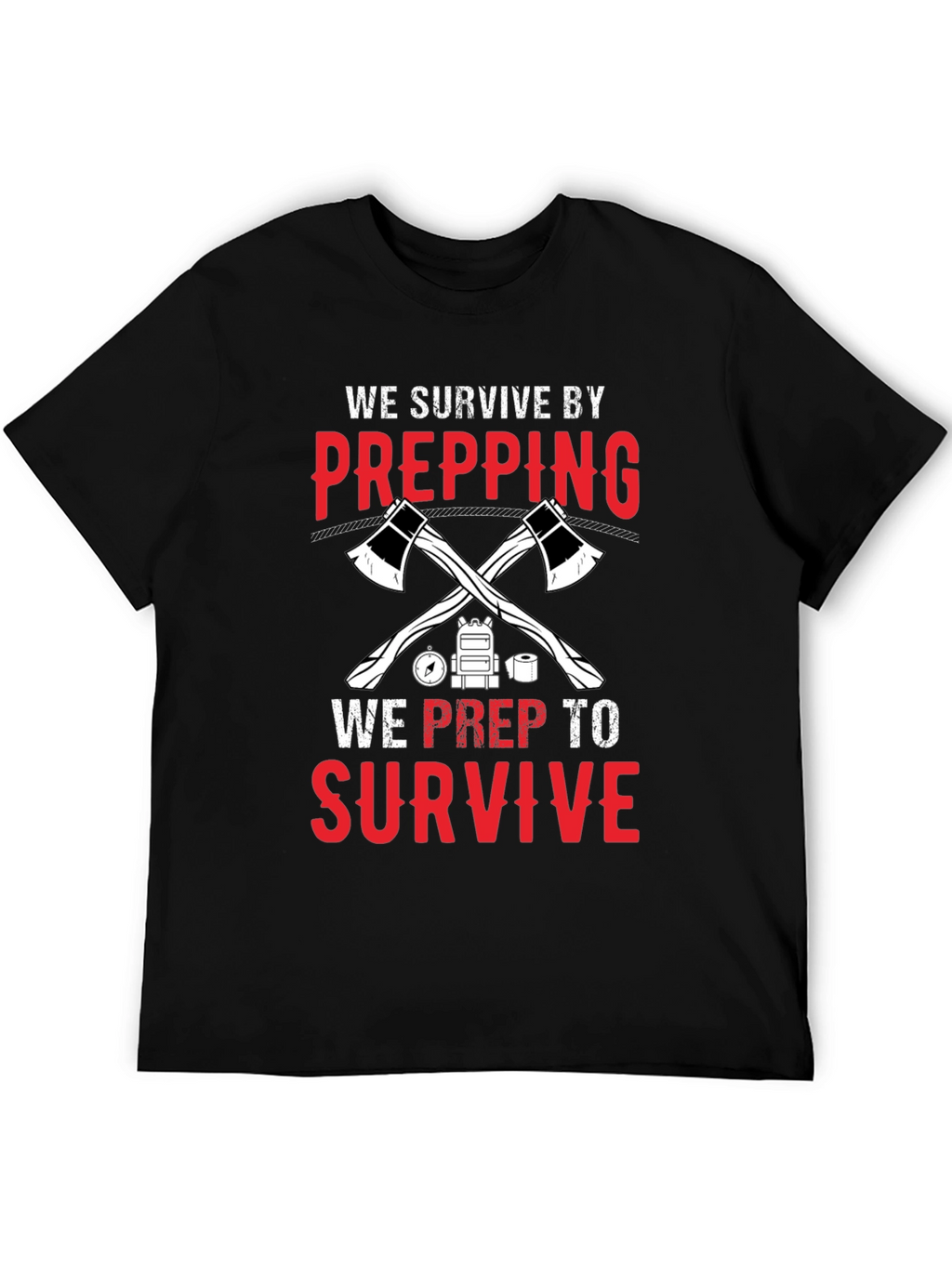 Prepping Survival Graphic T-Shirt