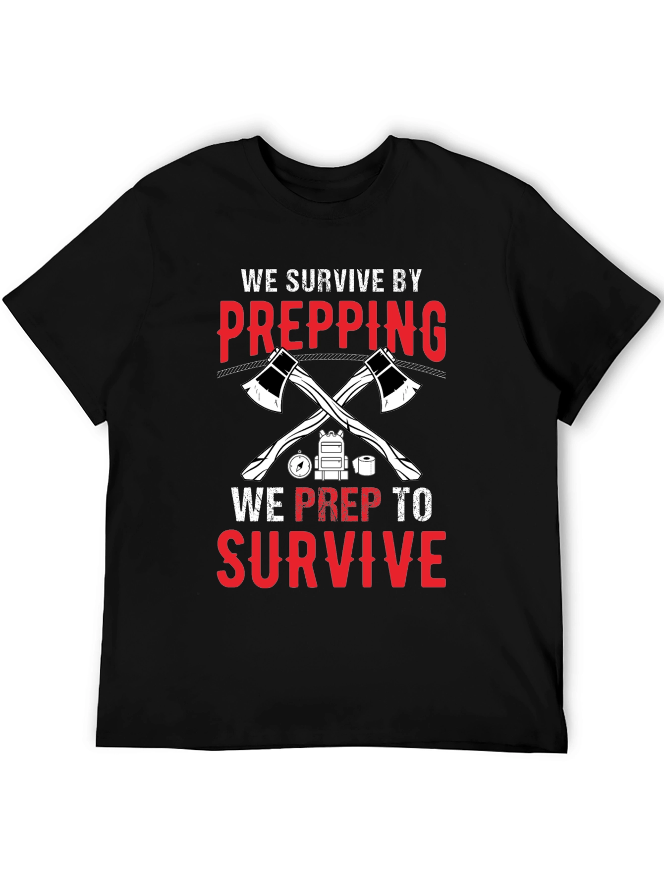 Prepping Survival Graphic T-Shirt