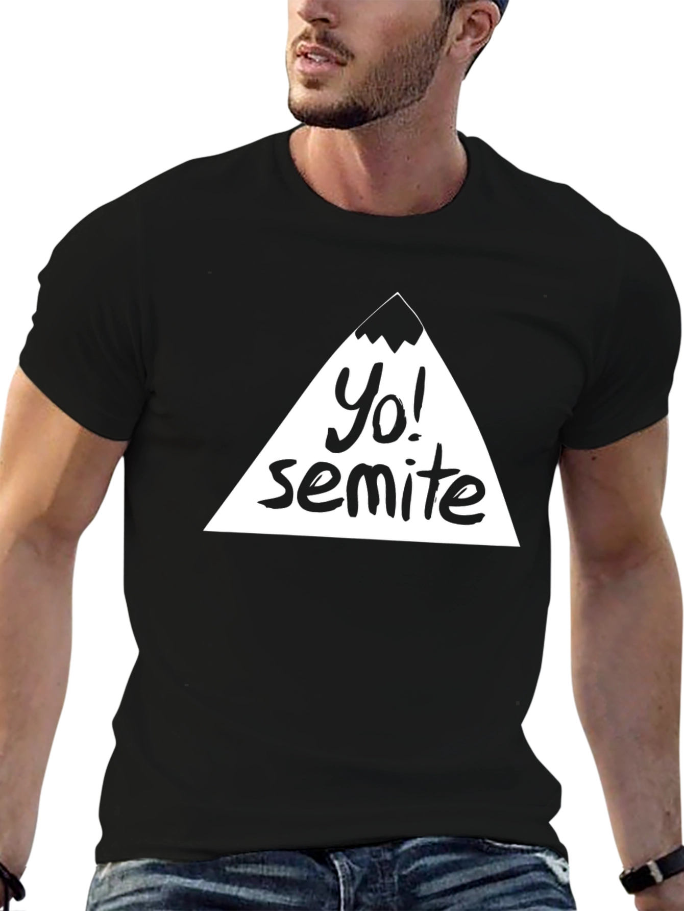 Yo! Semite T-Shirt - Black Graphic Tee
