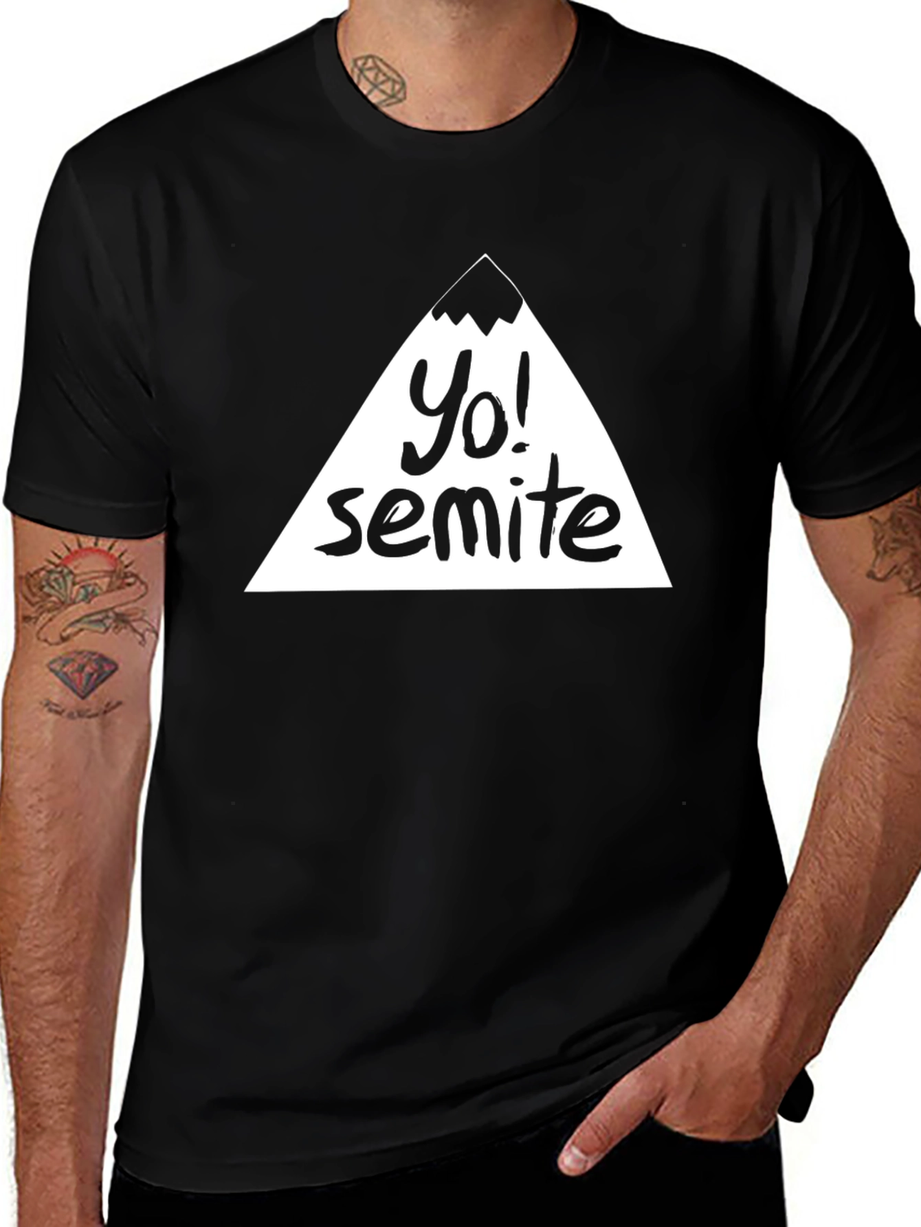 Yo! Semite T-Shirt - Black Graphic Tee