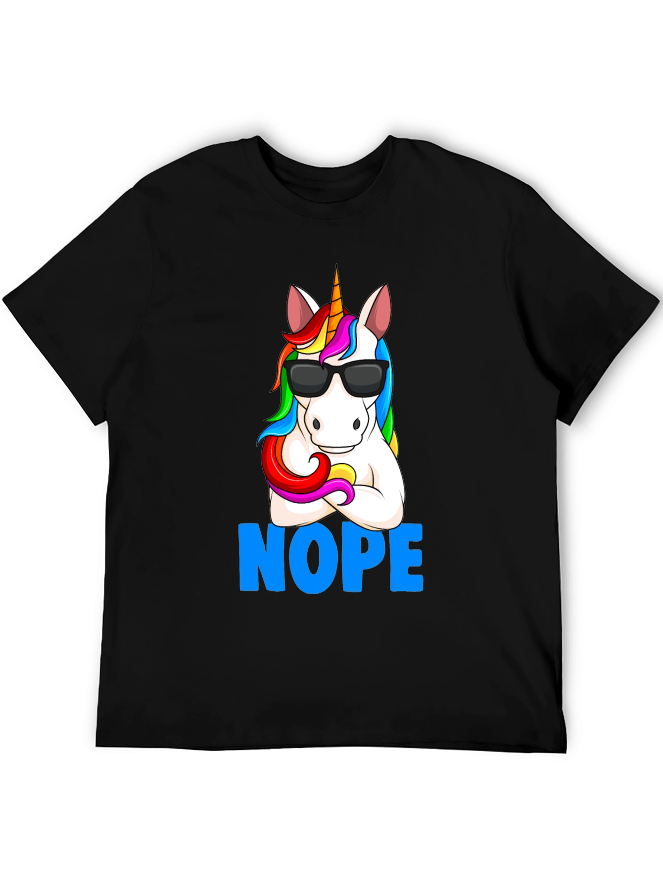 Unicorn NOPE T-Shirt - Funny Graphic Tee