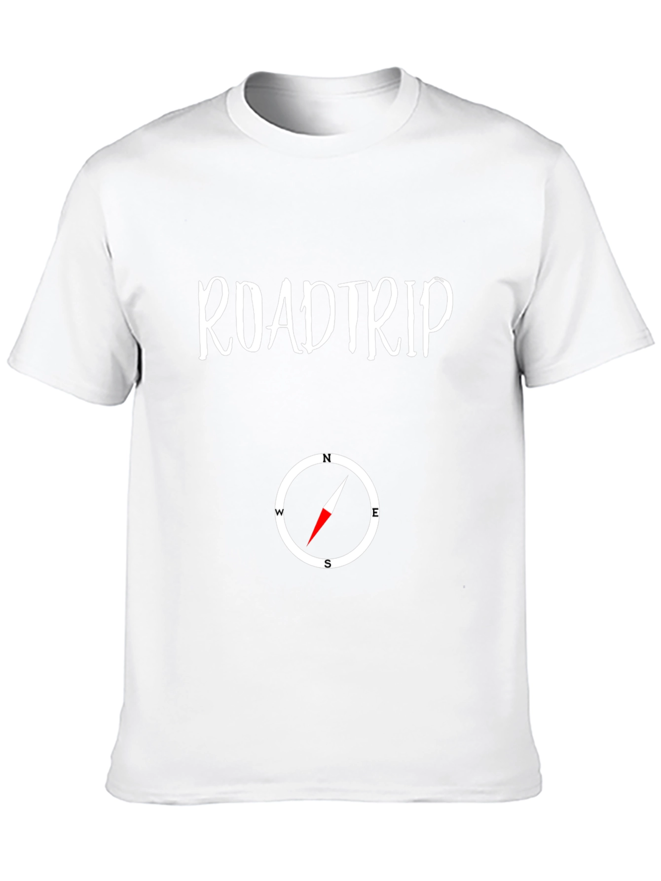 Roadtrip Compass Graphic T-Shirt - Black