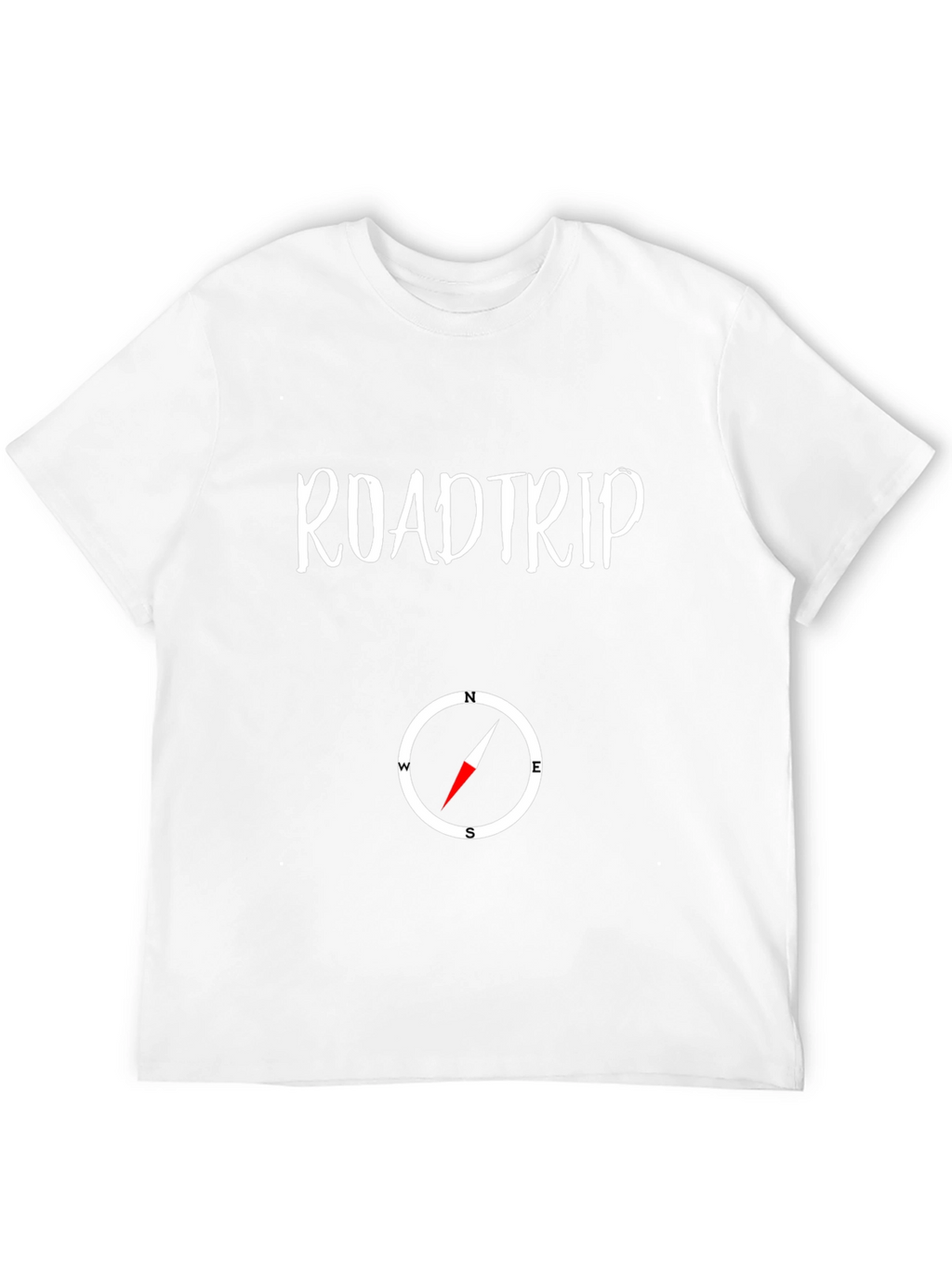 Roadtrip Compass Graphic T-Shirt - Black