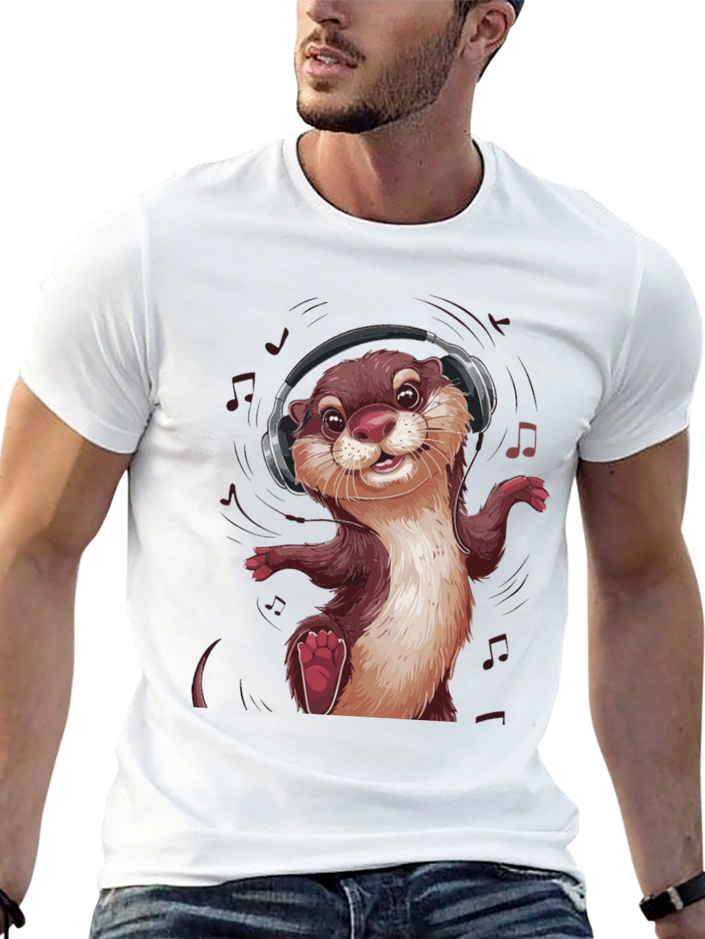 Cool Otter DJ Graphic Tee