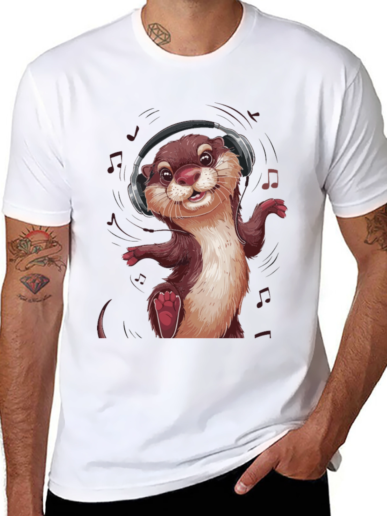 Cool Otter DJ Graphic Tee