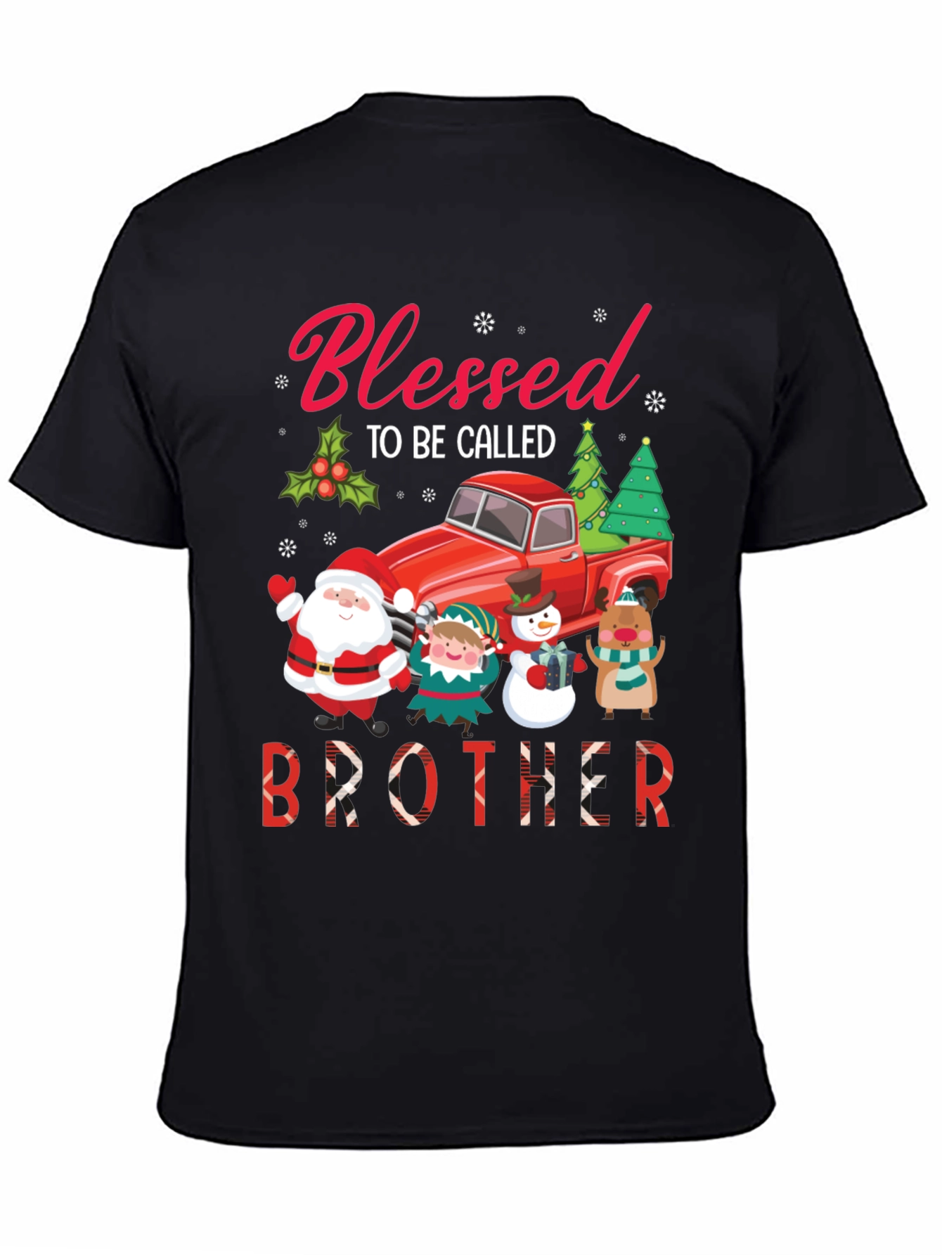 Blessed Brother Christmas Holiday T-Shirt