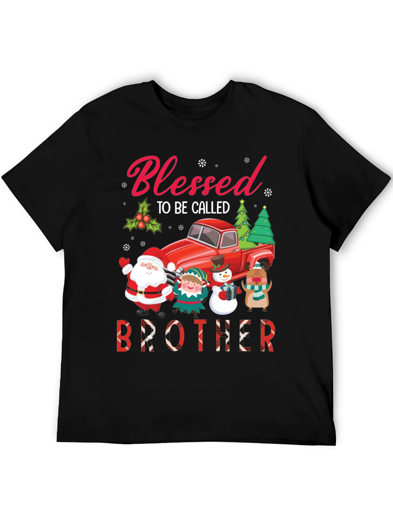 Blessed Brother Christmas Holiday T-Shirt