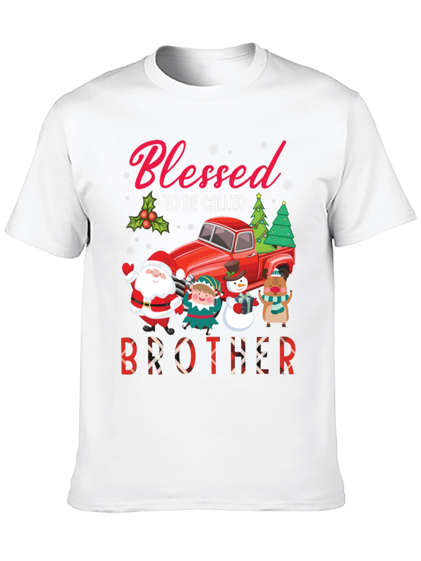 Blessed Brother Christmas Holiday T-Shirt
