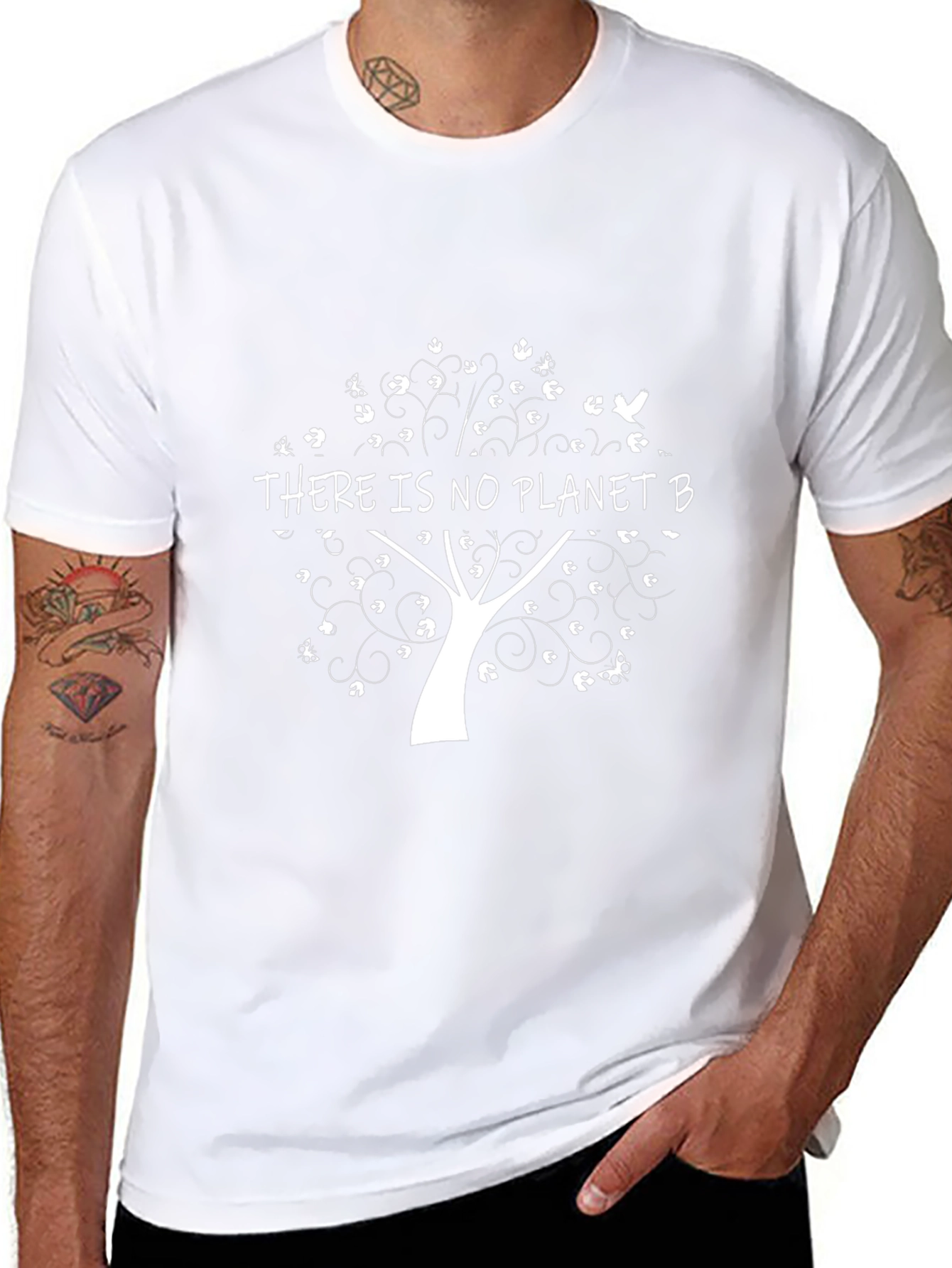 Eco-Conscious No Planet B Black T-Shirt