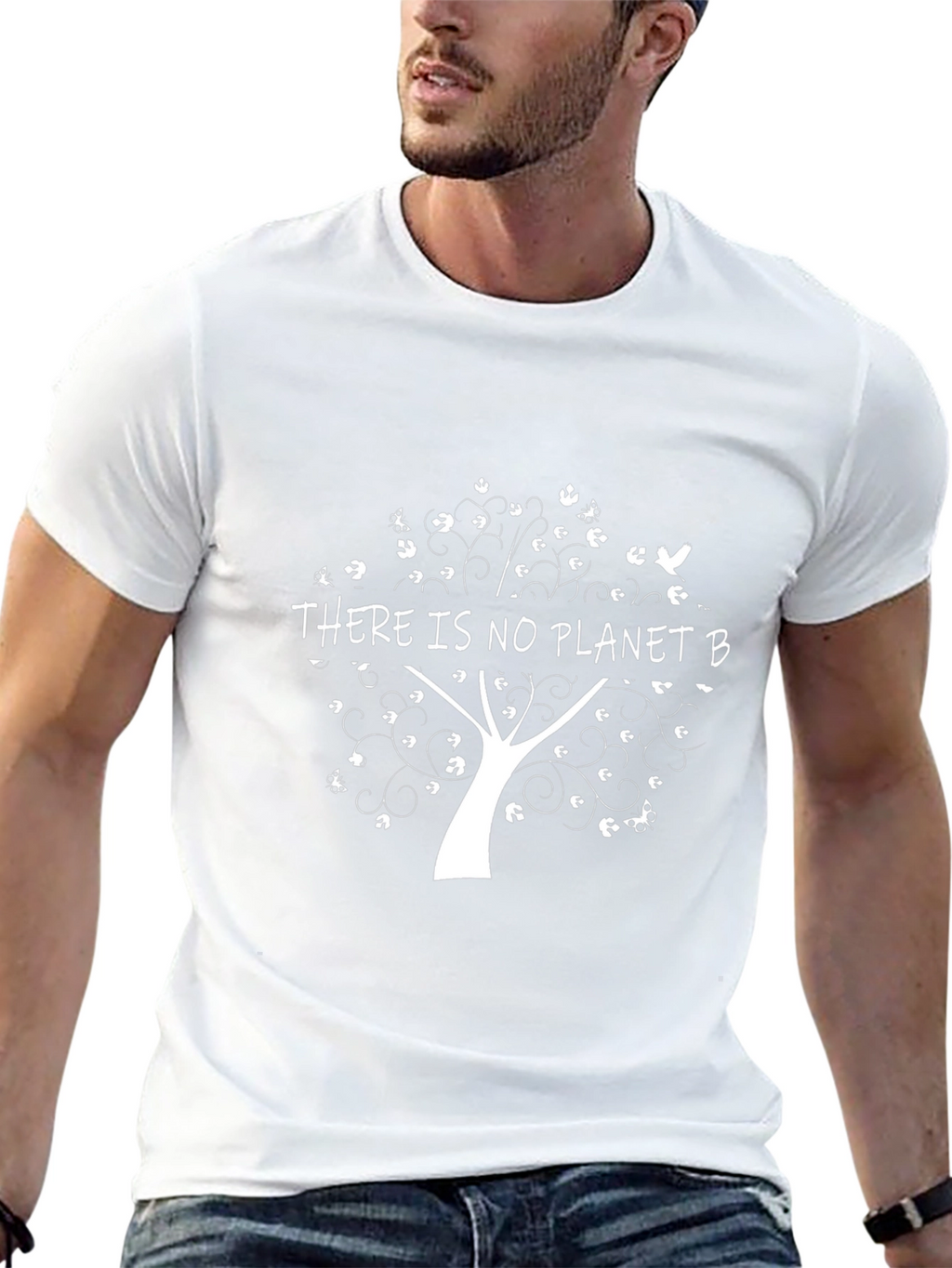 Eco-Conscious No Planet B Black T-Shirt