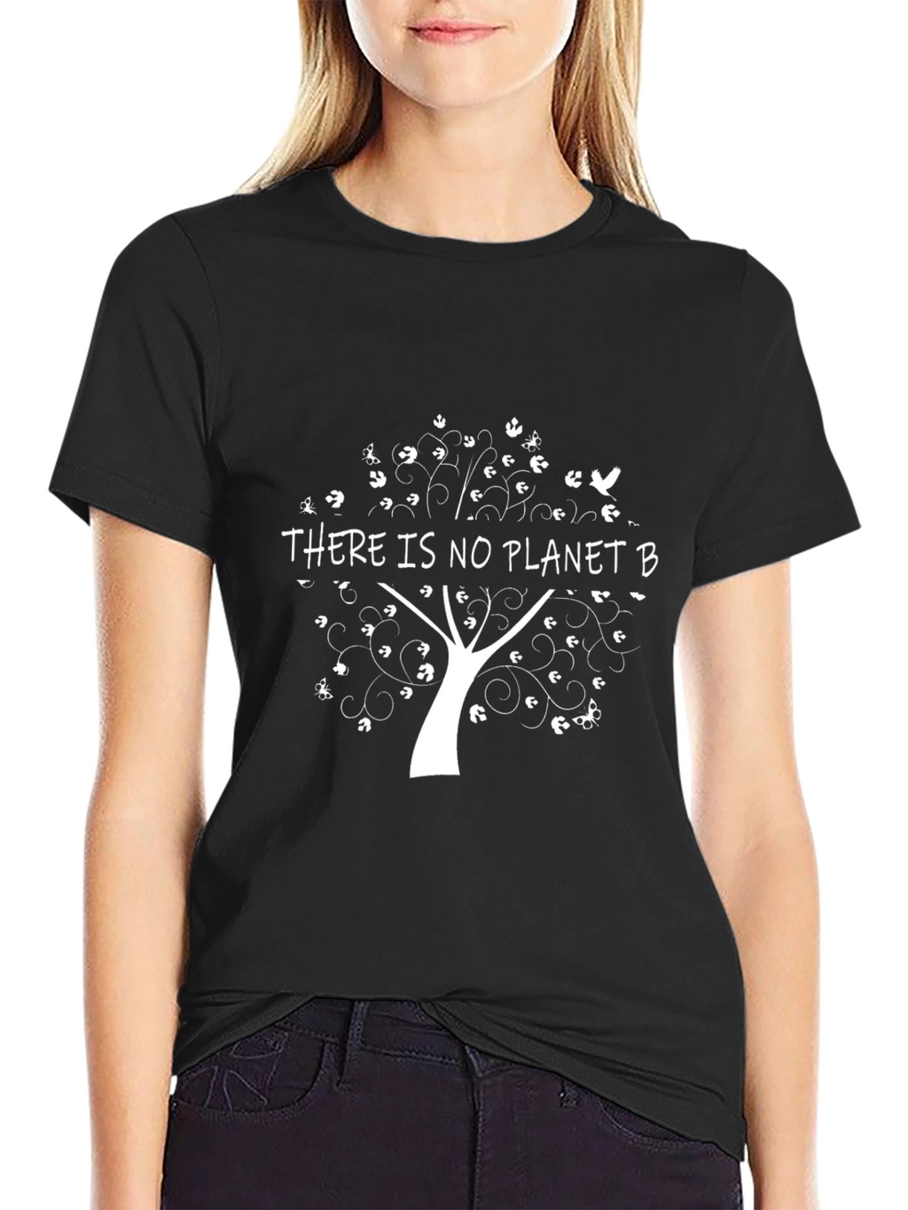 Eco-Conscious No Planet B Black T-Shirt