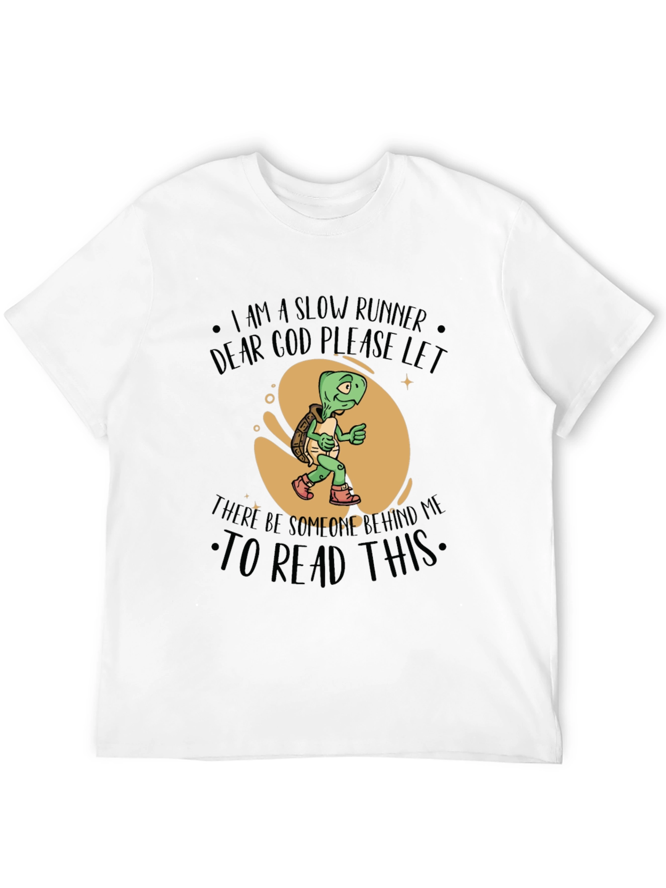 Slow Runner Turtle Graphic T-Shirt