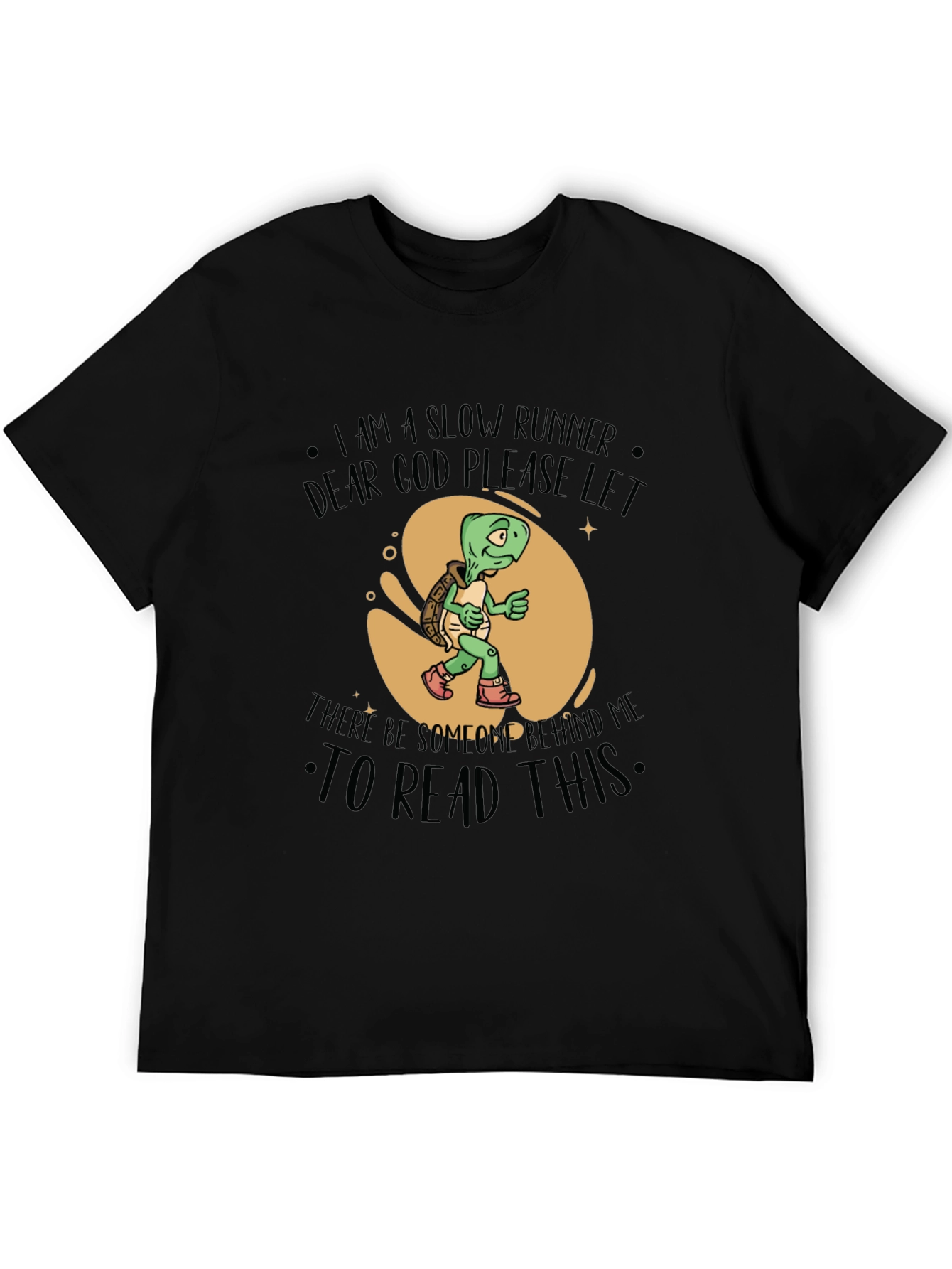 Slow Runner Turtle Graphic T-Shirt