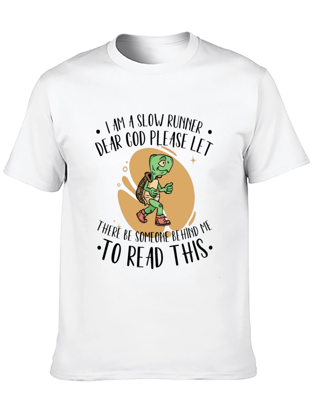 Slow Runner Turtle Graphic T-Shirt