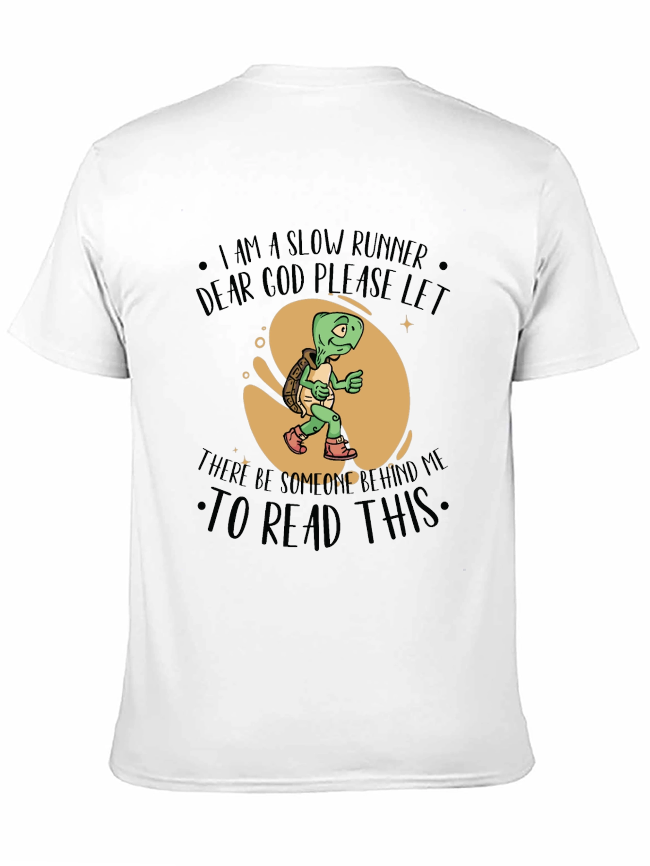 Slow Runner Turtle Graphic T-Shirt